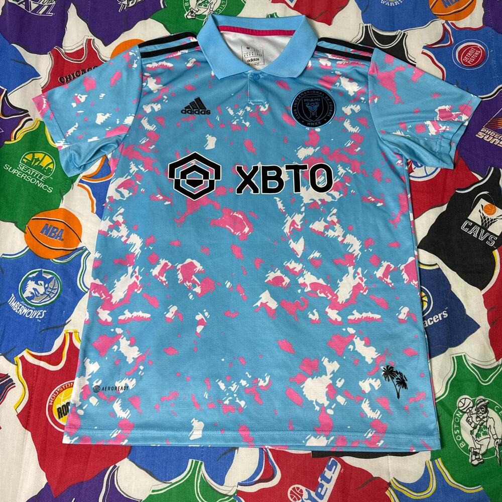 Adidas Miami Club Internacional De Futbal XBTO Messi Soccer Jersey Mens Sz M